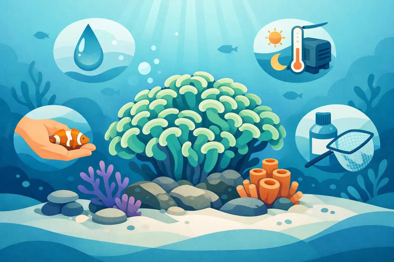 Hammer Coral Care Beginner Basics - riptide aquaculture llc