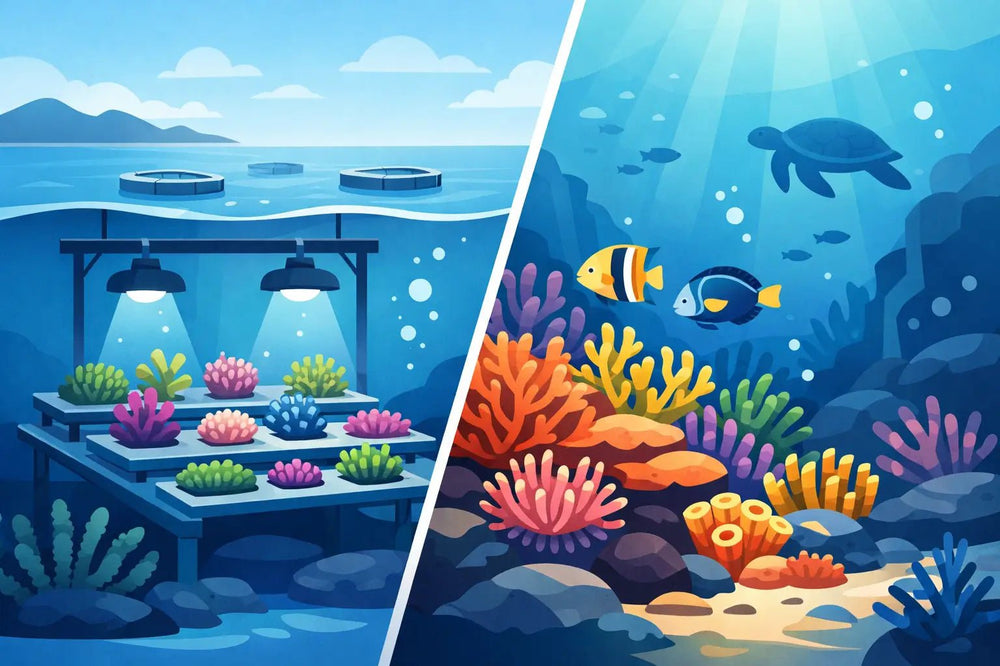 Aquacultured Versus Wild Corals