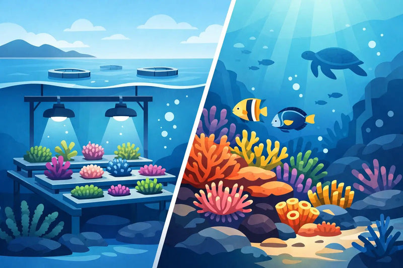 Aquacultured Versus Wild Corals