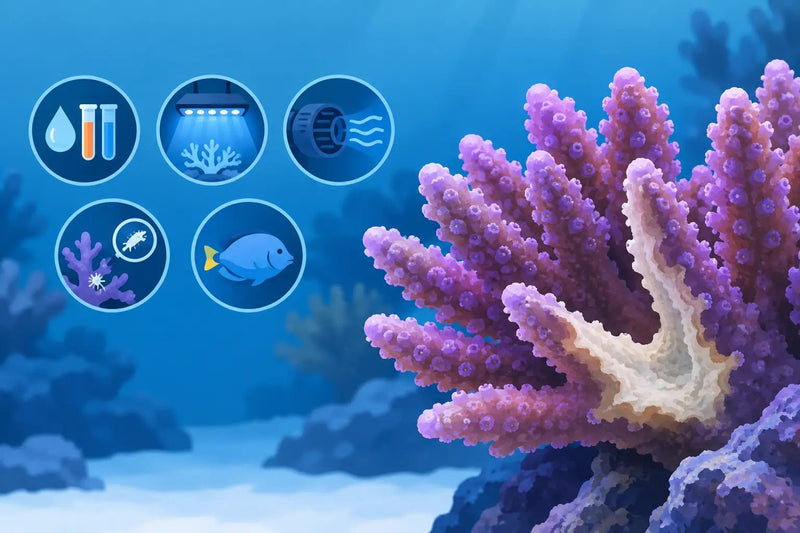 What Causes Coral Tissue Recession in Reef Tanks?